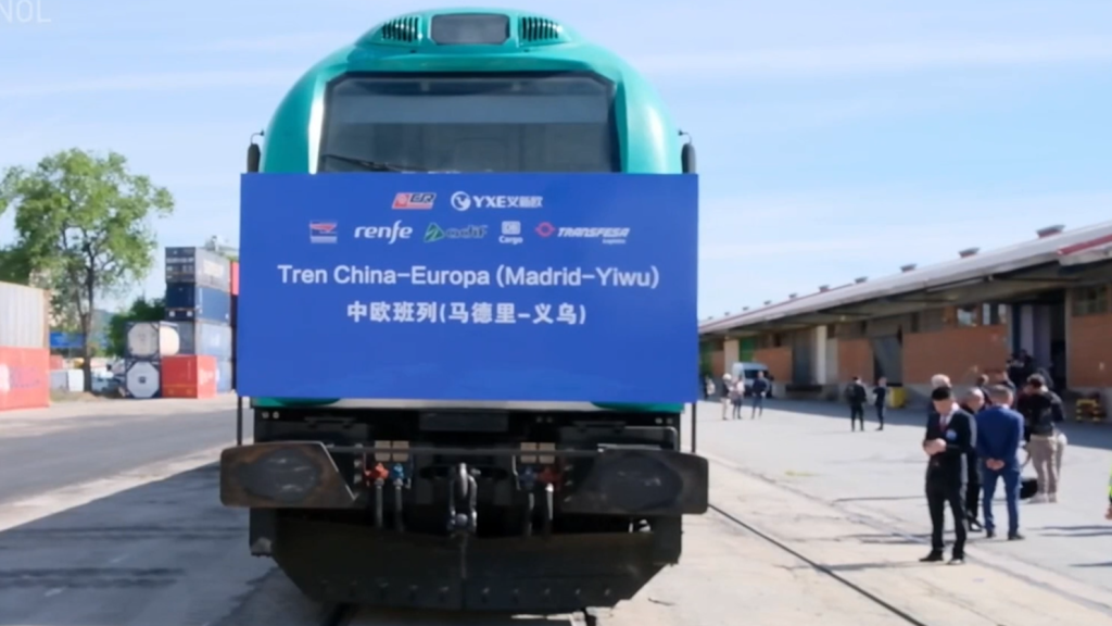 Capital española celebra Acto de Puesta en Marcha del Tren Conmemorativo Yiwu-Madrid en su 10º Aniversario