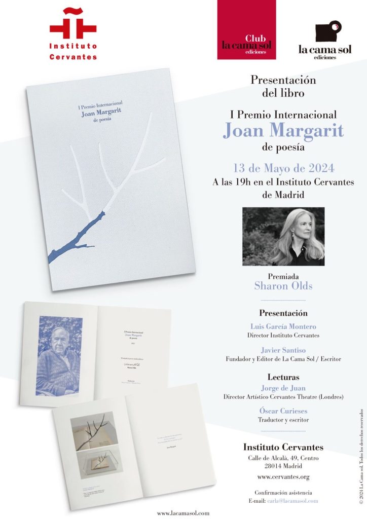 PRESENTACIÓN del LIBRO del I Premio Internacional Joan Margarit de Poesía