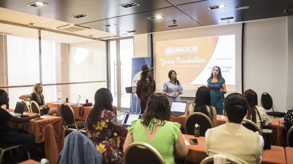La capital cacereña alberga el taller del programa Jóvenes Constructores de la Paz en América Latina y el Caribe’, un proyecto donde personas de entre 18 y 25 años desarrollan iniciativas para promover la diversidad y el entendimiento