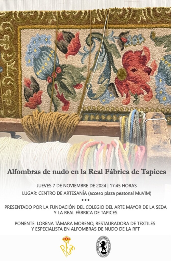 Nexos-Alianza y la Asociación Nacional  La Seda La Lana y El Tapiz, recomiendan esta conferencia en Valencia
