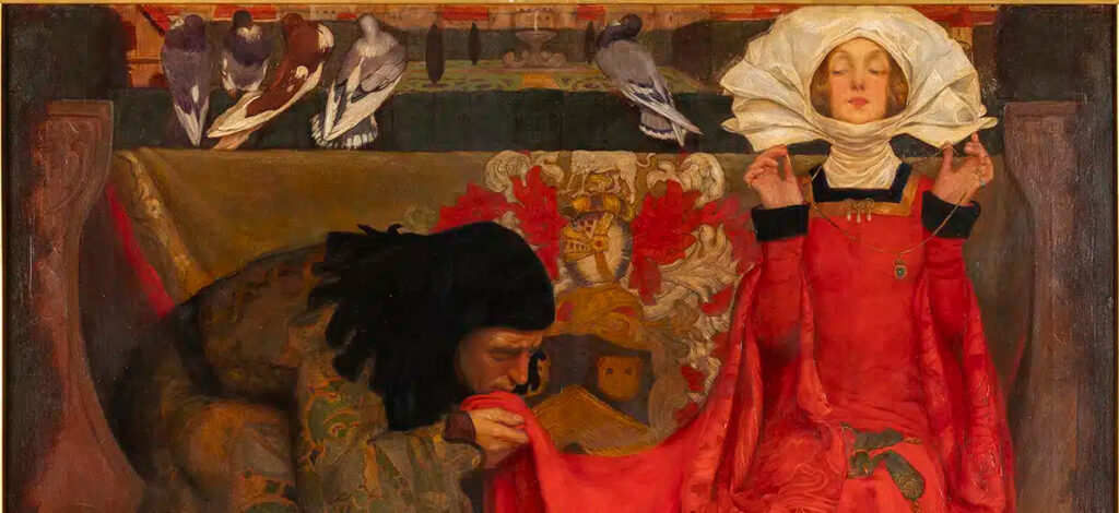 Eleanor Fortescue-Brickdale. El pálido semblante del amor verdadero, 1899 © Musée d’Orsay, dist. RMN-Grand Palais/Sophie Crépy