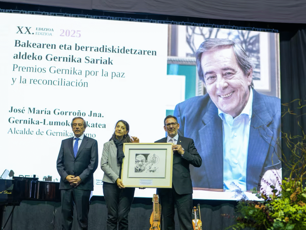 La ONU lanza en Gernika un «grito de esperanza» para alcanzar un mundo sin guerras