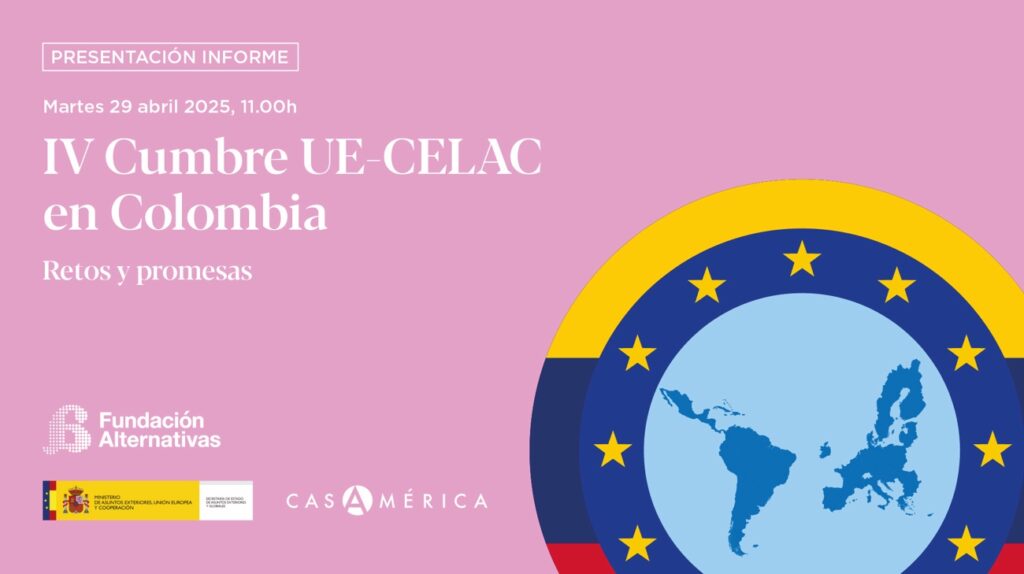 Con la asistencia de Nexos-Alianza se ha celebrado en Casa América  la presentación del Informe de la Fundación Alternativas sobre los Retos y Promesas que se enfrentarán el IV Cumbre UE-CELAC e Colombia