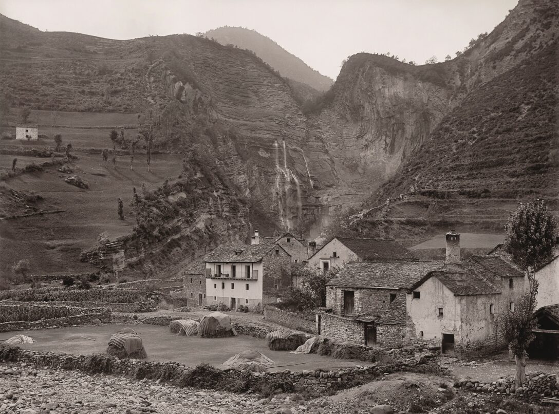 Lucien Briet. Broto - La cascade de Sorrosal. 16 de agosto de 1905