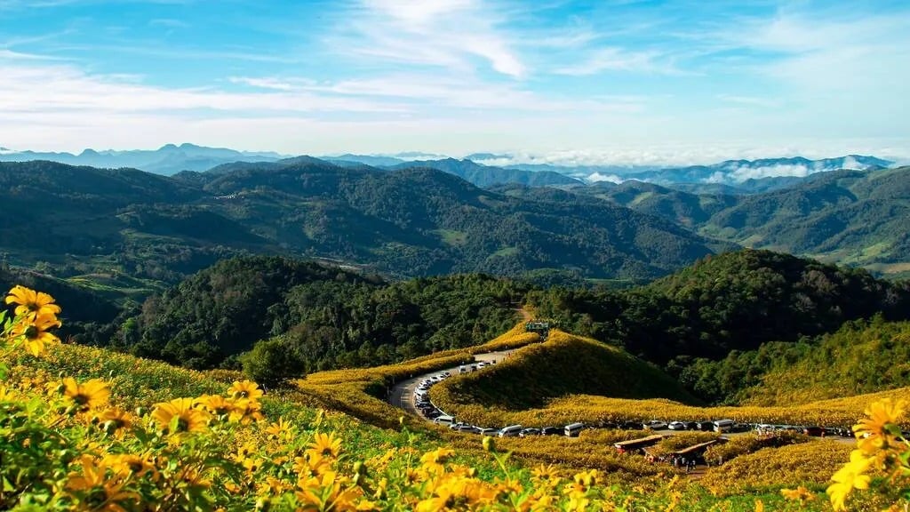 Una carretera en Vietnam 
