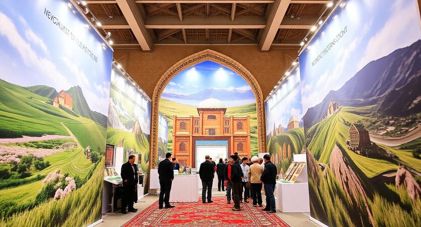 Kirguistán exhibe su nuevo patrimonio cultural y belleza natural en la Feria Internacional de Turismo de Tashkent de este año, promoviendo su turismo en la Ruta de la Seda.